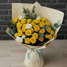 Букет цветов из:  Розы #REPLACE_PRED# Гривенской