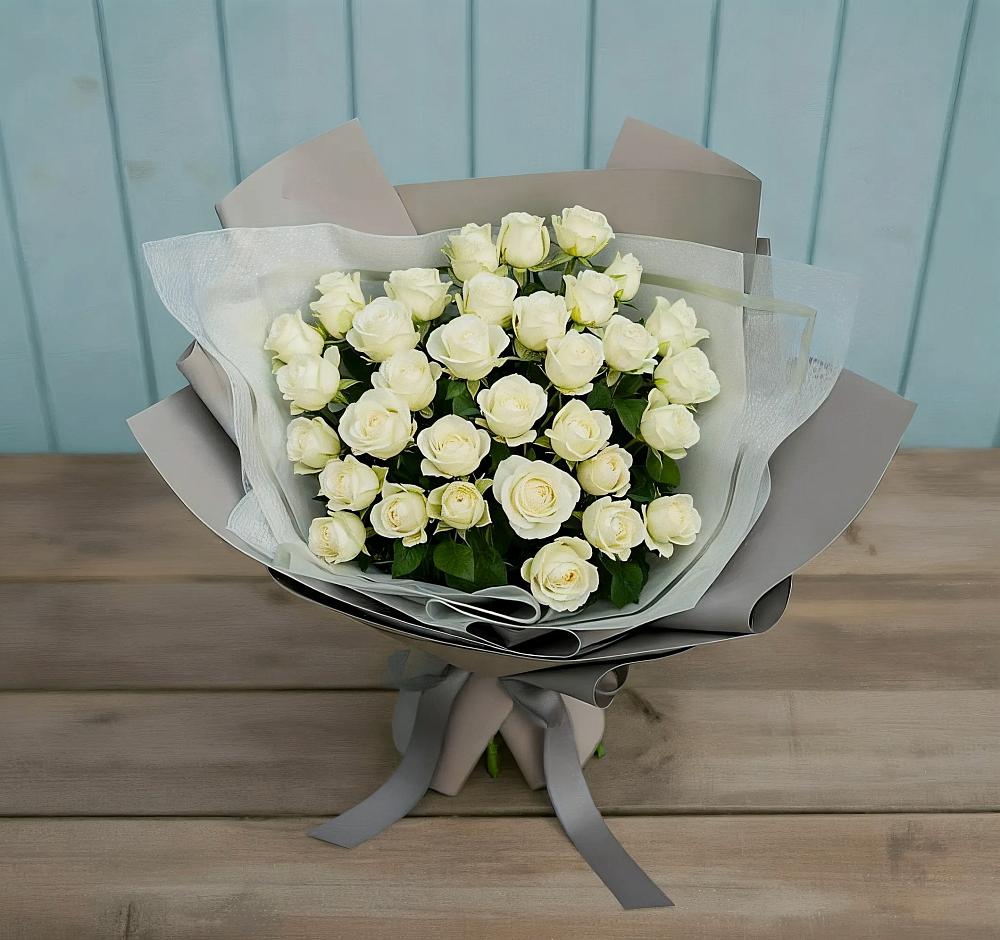 Букет Белоснежная нежность в Гривенской