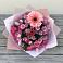 Букет цветов из: Розы, Герберы и Хризантемы в Гривенской