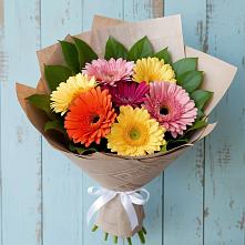 Букет цветов из:  Герберы в Гривенской