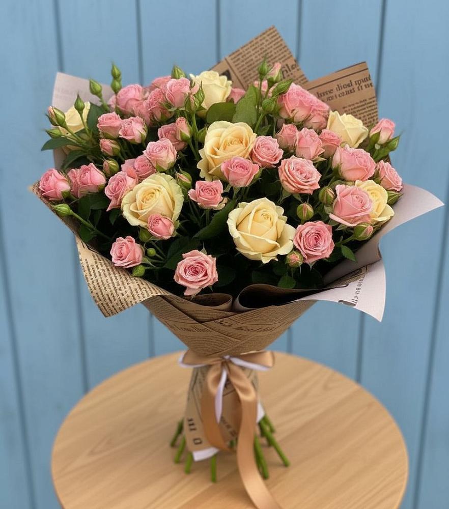 Букет цветов из: Розы в Гривенской