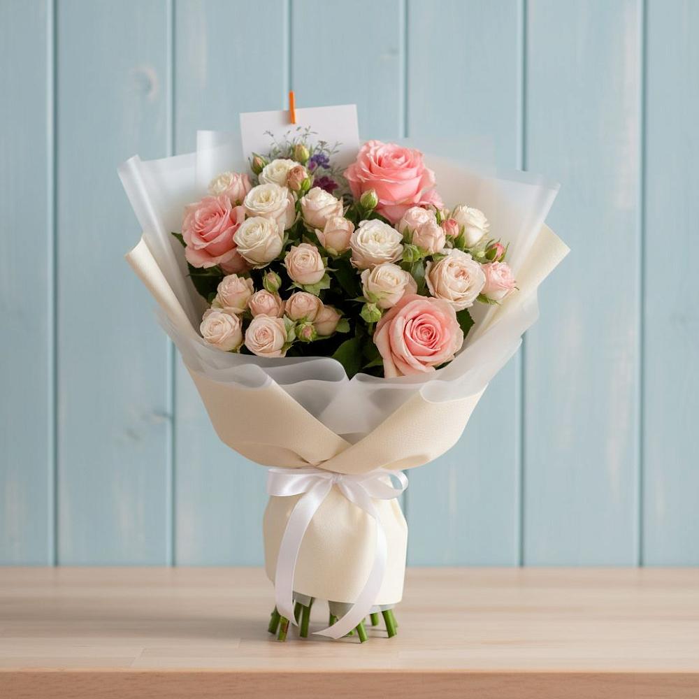 Букет цветов из: Розы в Гривенской