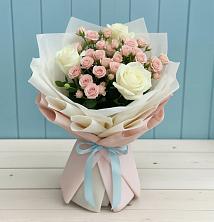 Букет цветов из:  Розы в Гривенской