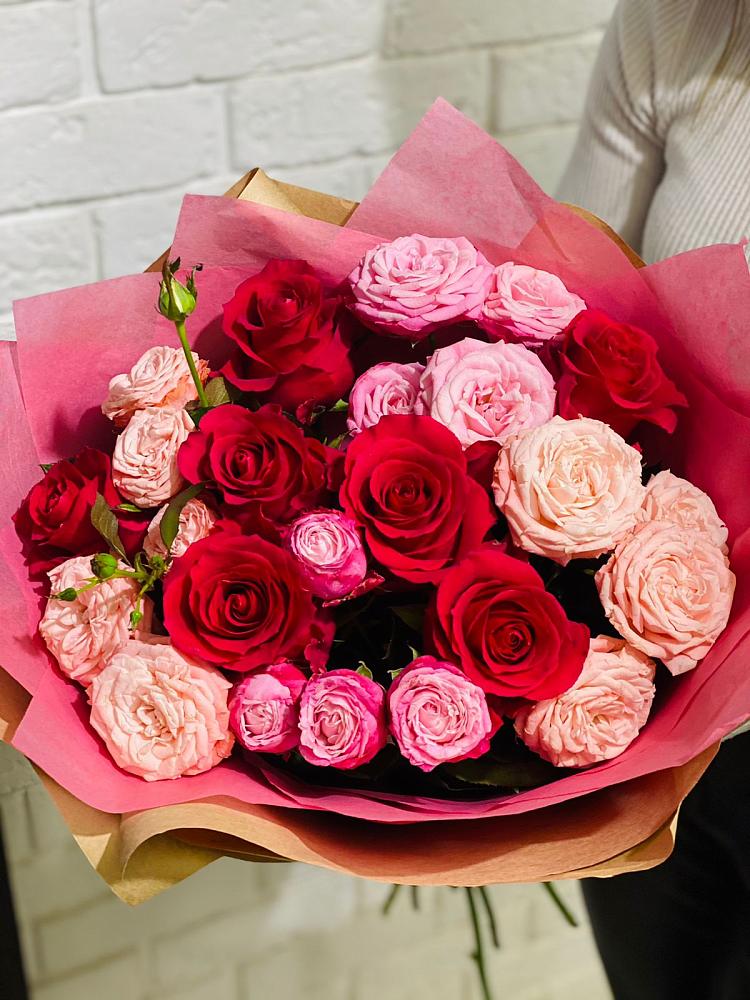 Букет цветов из: Розы в Гривенской