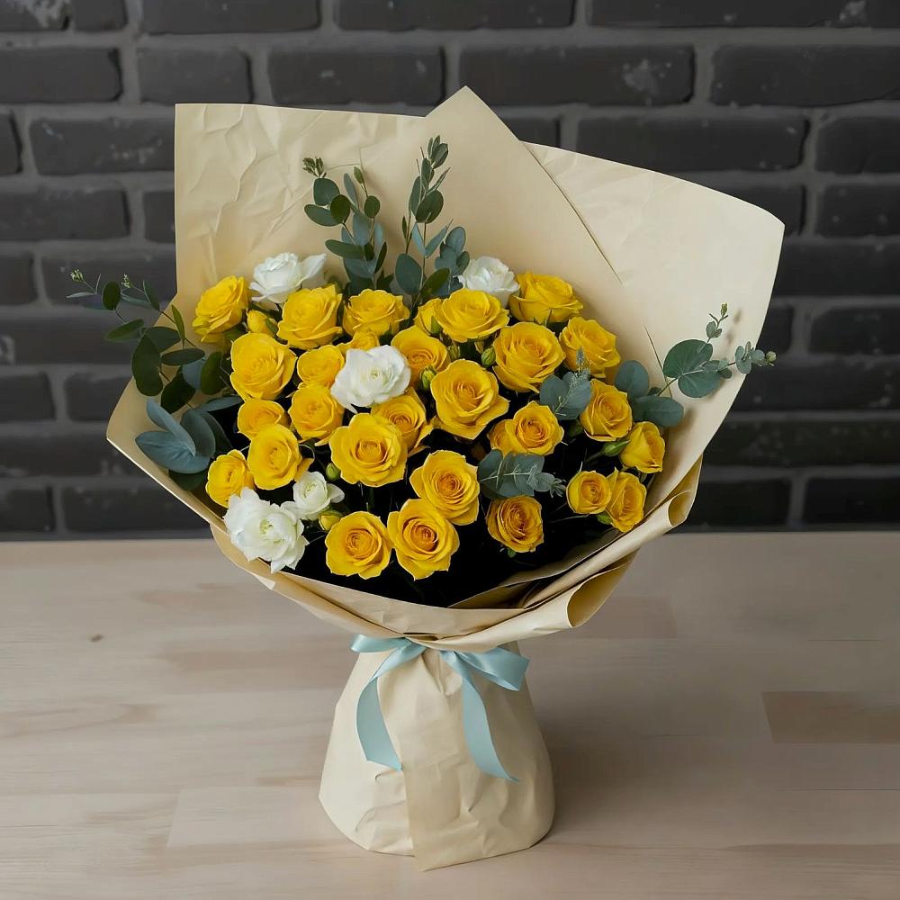 Букет цветов из: Розы в Гривенской