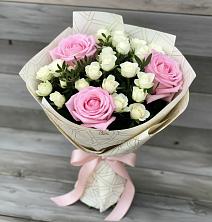 Букет цветов из:  Розы в Гривенской