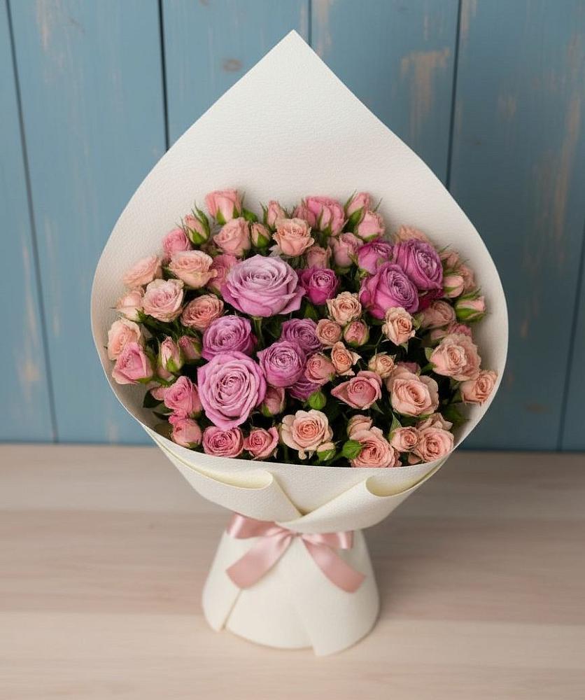 Букет цветов из: Розы в Гривенской