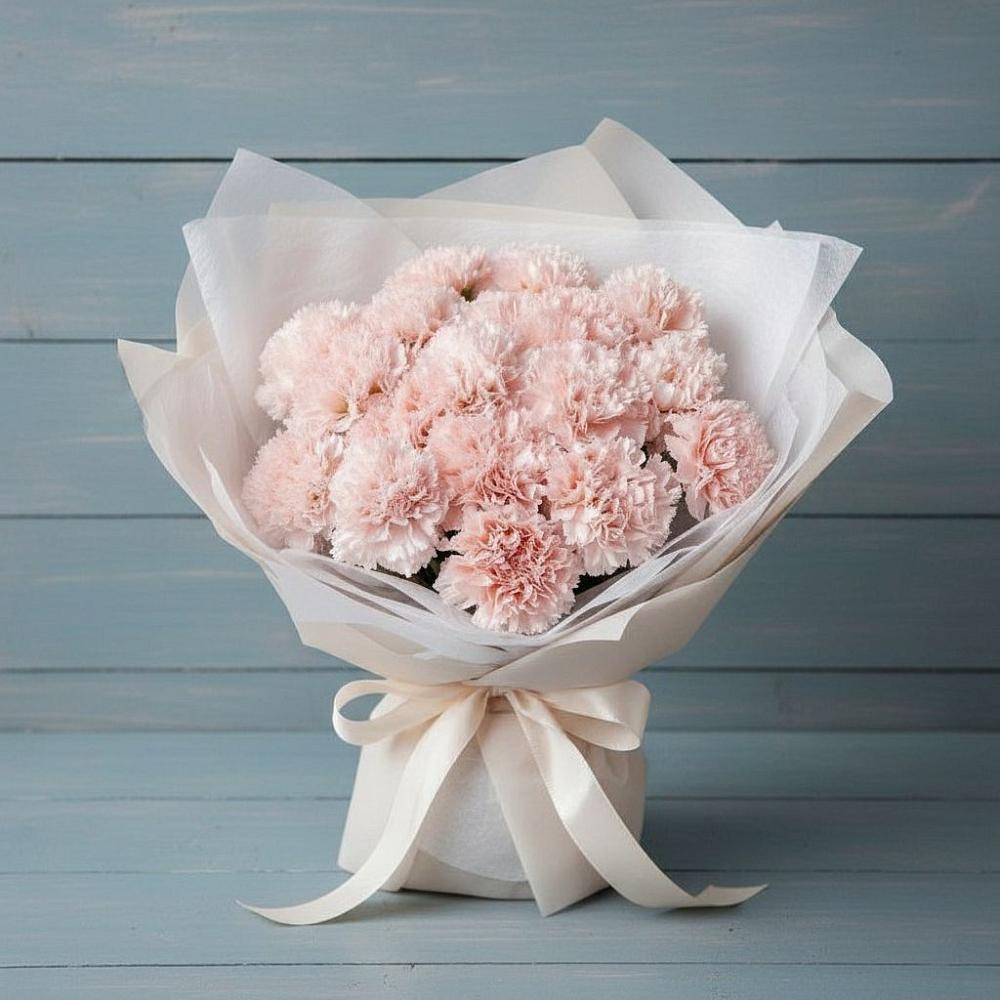 Букет цветов из: Гвоздики в Гривенской