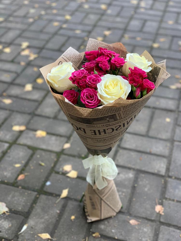 Букет цветов из: Розы в Гривенской