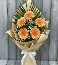 Букет цветов из:  Герберы в Гривенской