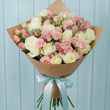Букет цветов из:  Розы в Гривенской